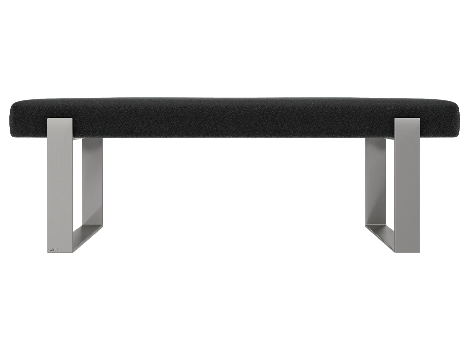 Vant Upholstered Bedroom Bench - Brushed Nickel Legs - Image 7