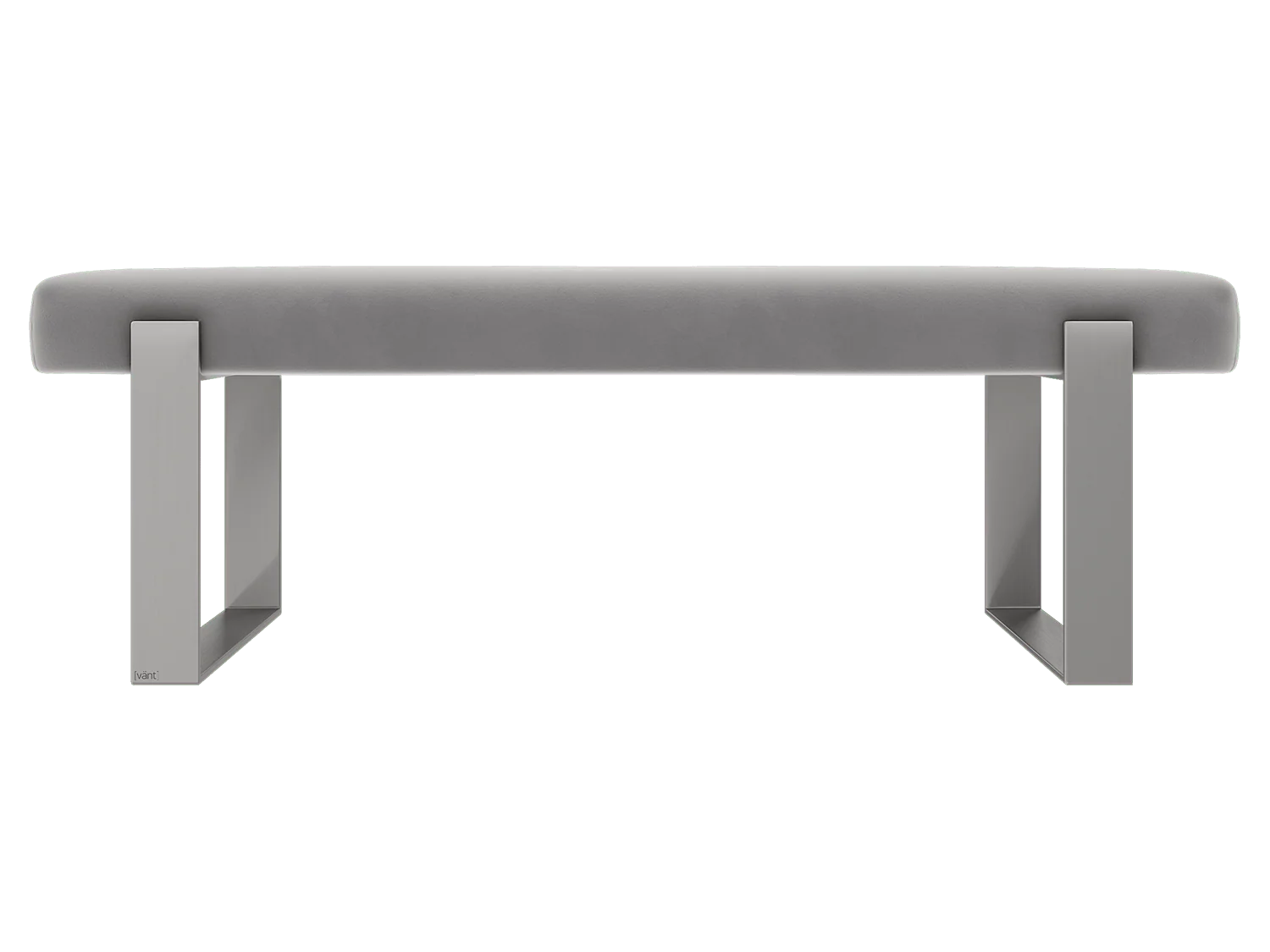 Vant Upholstered Bedroom Bench - Brushed Nickel Legs - Image 80