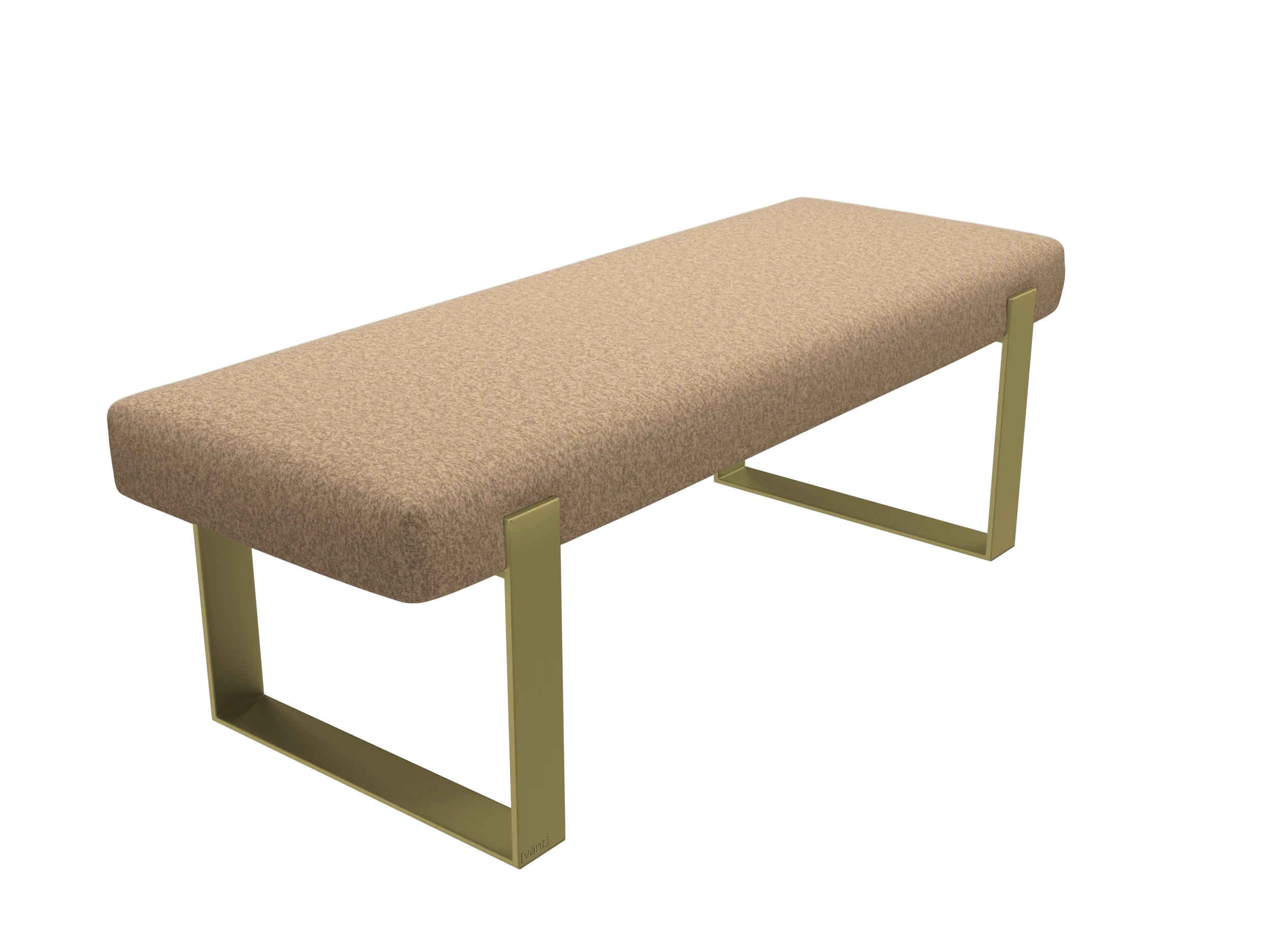 Vant Upholstered Bed Bench Burnished Brass - Image 125
