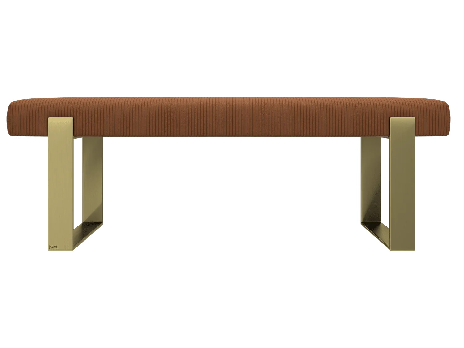 Vant Upholstered Bed Bench Burnished Brass - Image 130