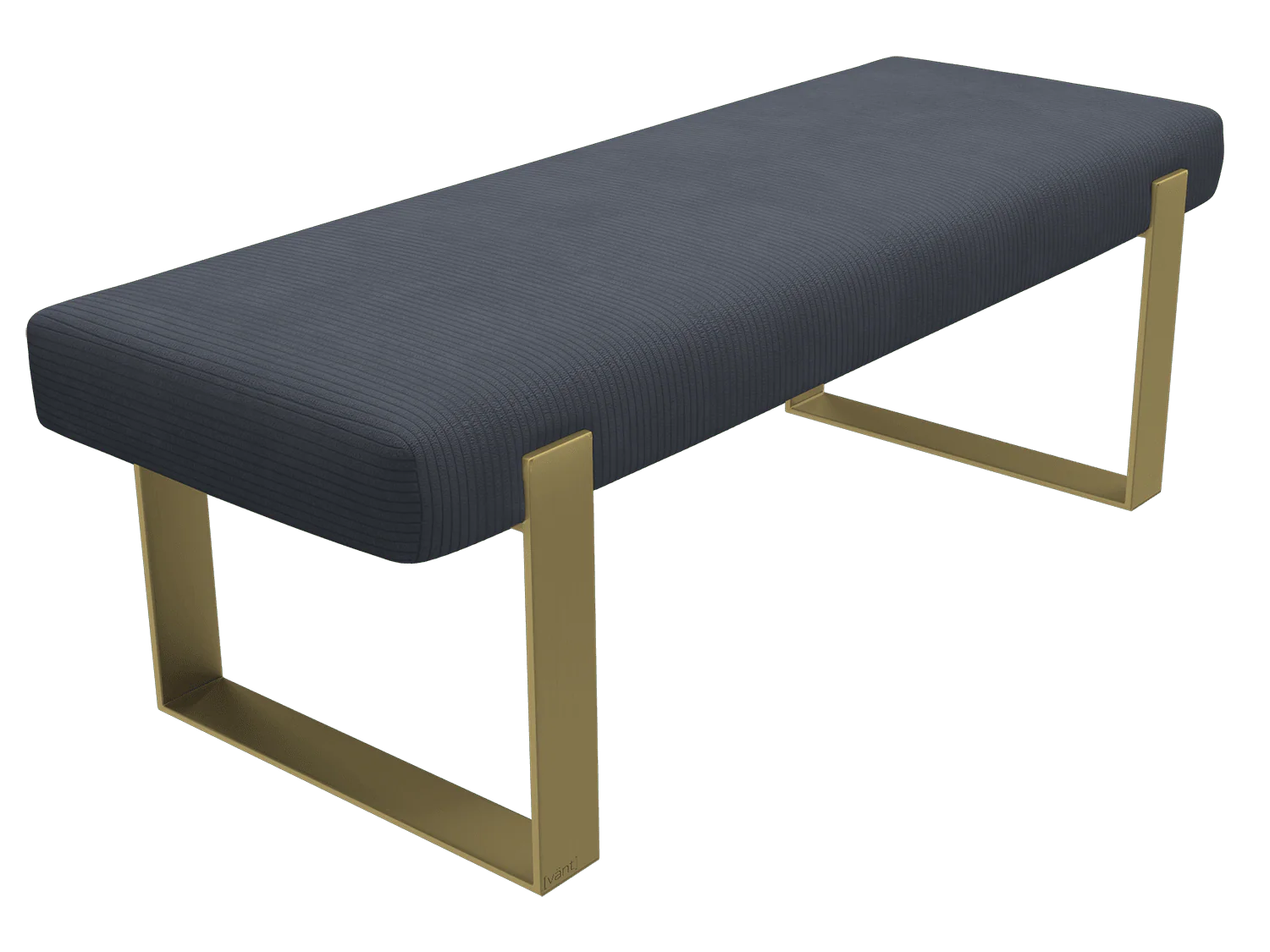 Vant Upholstered Bed Bench Burnished Brass - Image 135