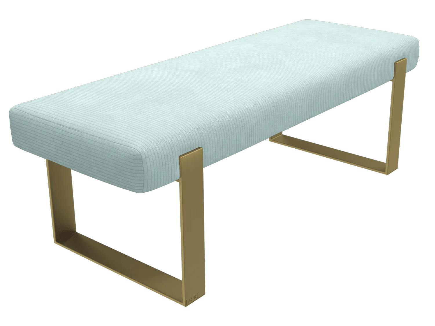 Vant Upholstered Bed Bench Burnished Brass - Image 136