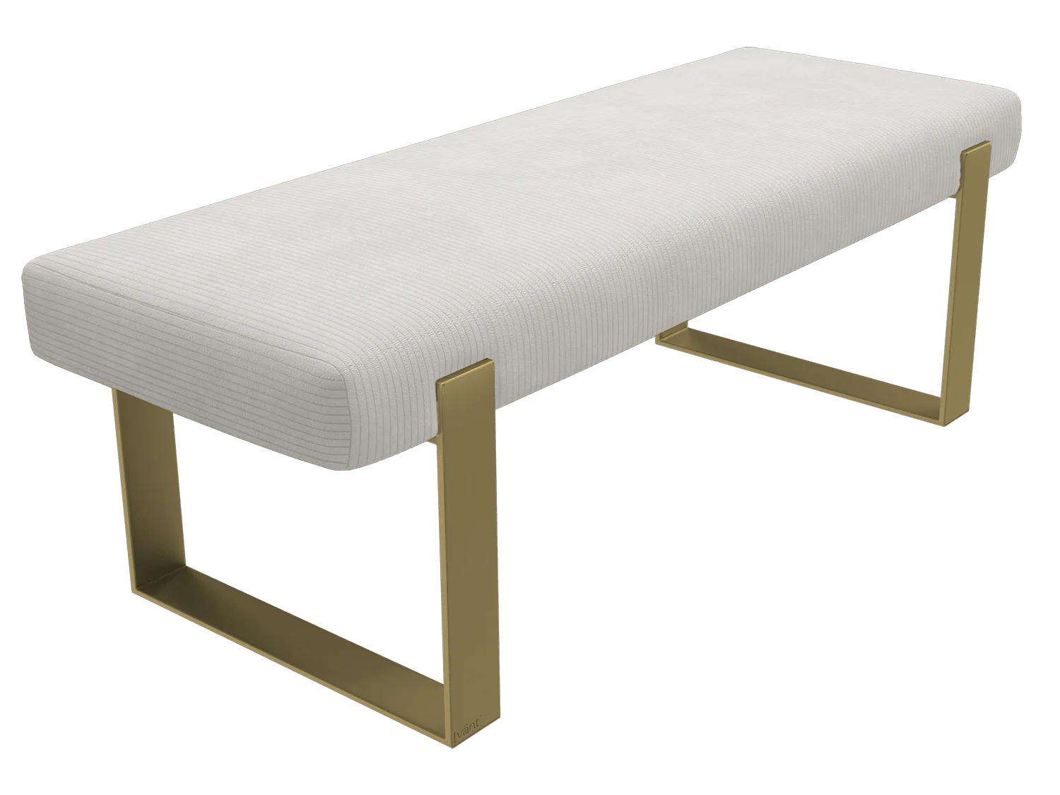 Vant Upholstered Bed Bench Burnished Brass - Image 138