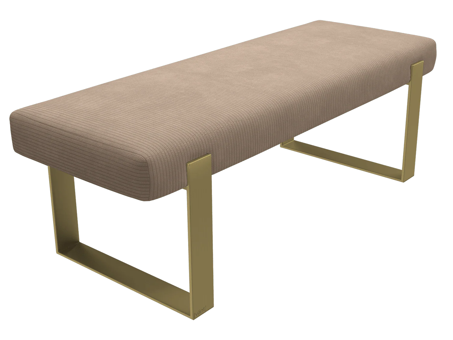 Vant Upholstered Bed Bench Burnished Brass - Image 139