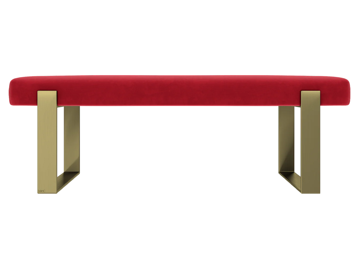 Vant Upholstered Bed Bench Burnished Brass - Image 3