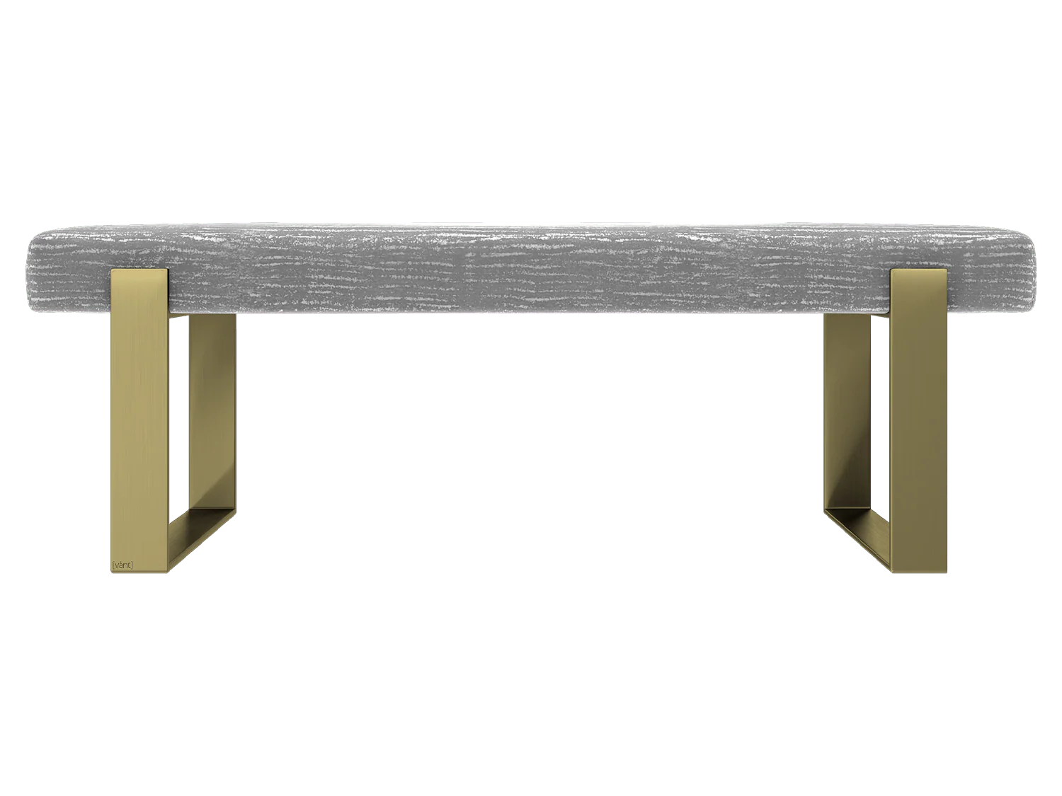 Vant Upholstered Bed Bench Burnished Brass - Image 6