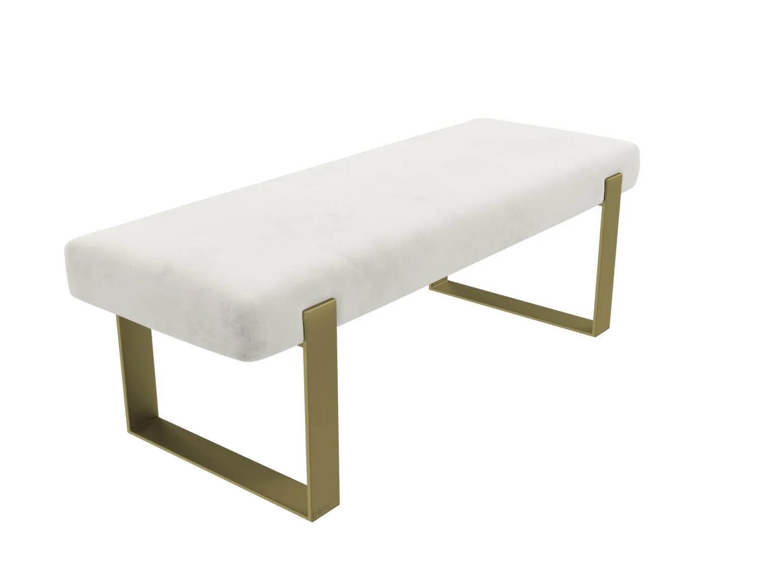 Vant Upholstered Bed Bench Burnished Brass - Image 63