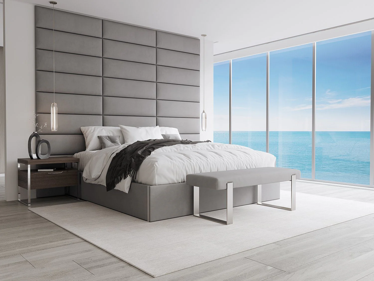 Vant Upholstered Bed Bench Burnished Brass - Image 67