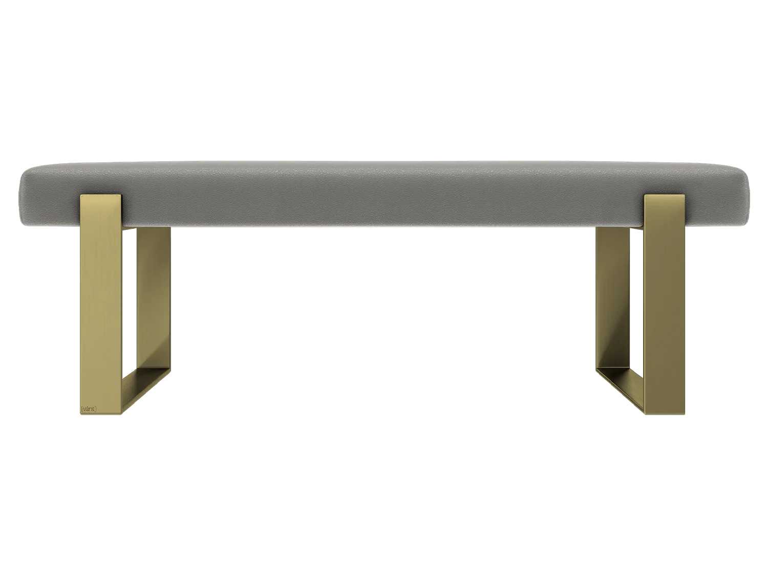 Vant Upholstered Bed Bench Burnished Brass - Image 7