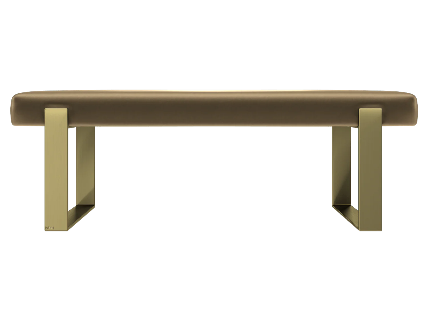 Vant Upholstered Bed Bench Burnished Brass - Image 8