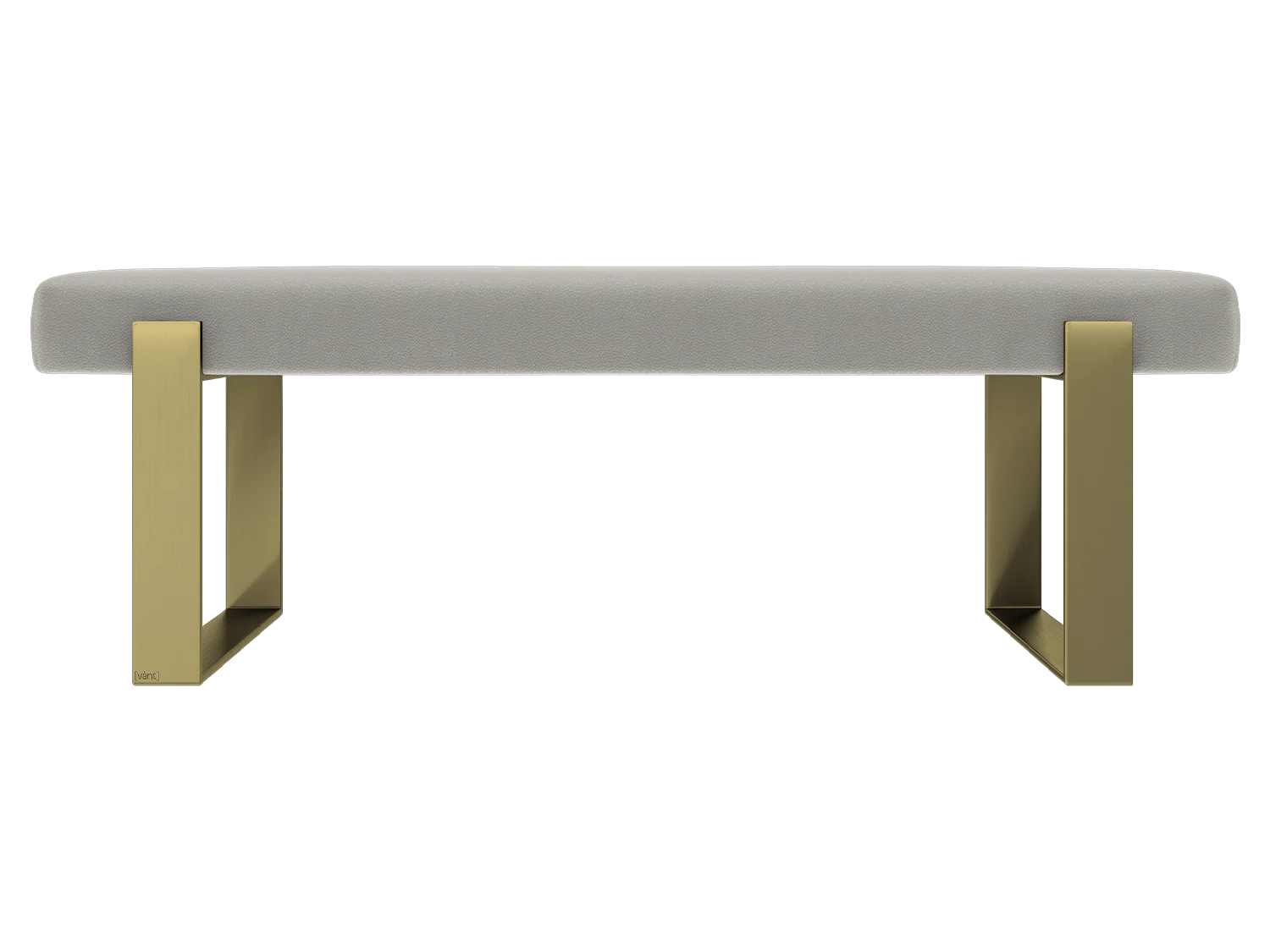 Vant Upholstered Bed Bench Burnished Brass - Image 9