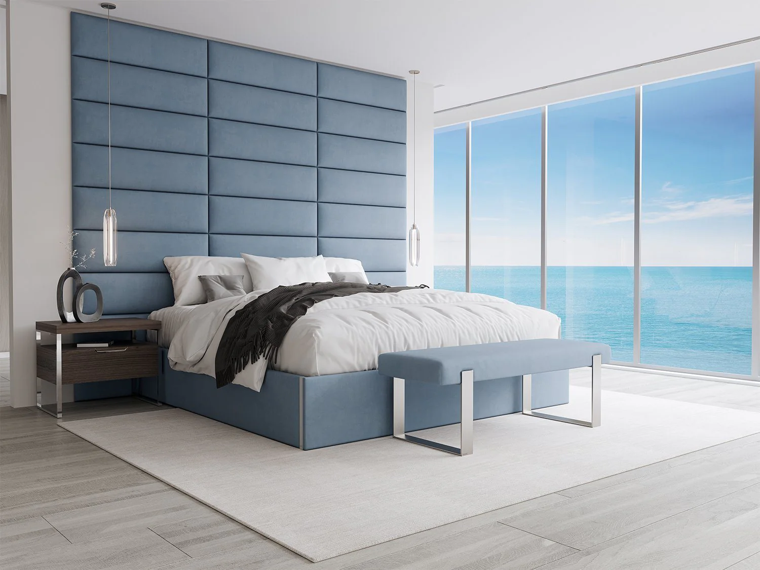 Vant Upholstered Bed Bench Burnished Brass - Image 77