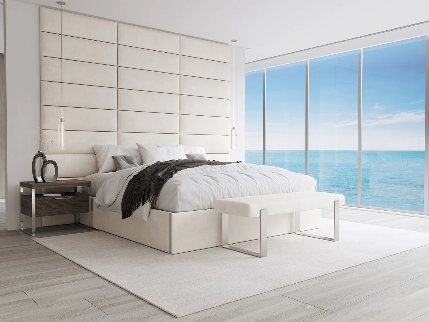 Vant Upholstered Bed Bench Burnished Brass - Image 78