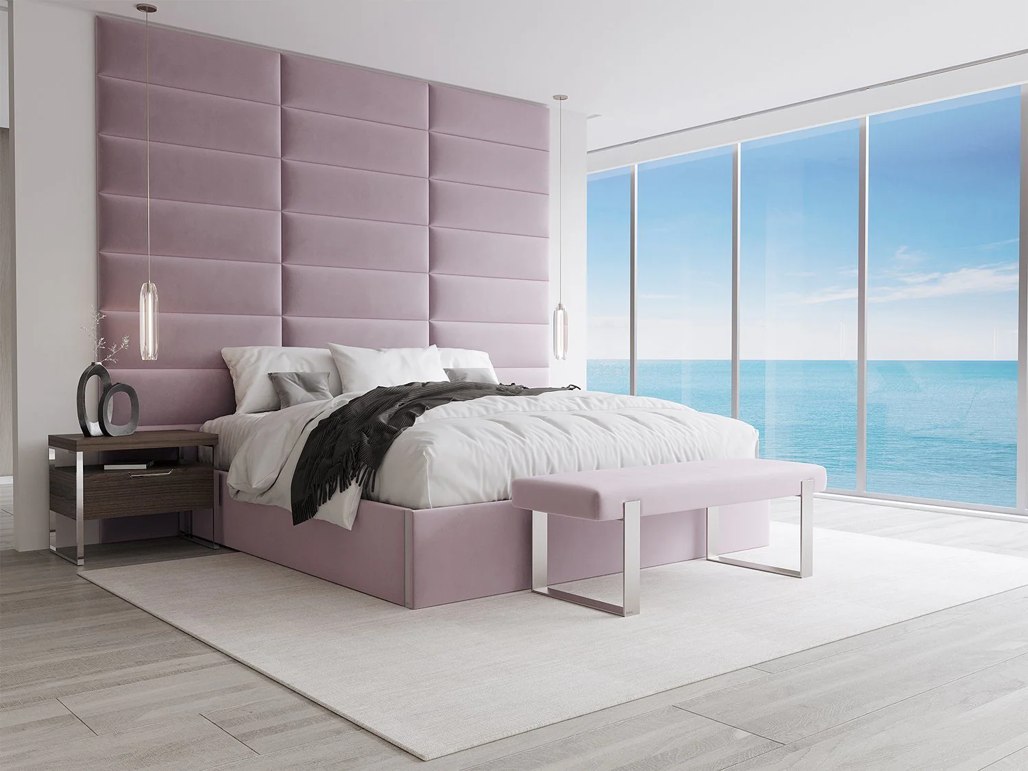 Vant Upholstered Bed Bench Burnished Brass - Image 83