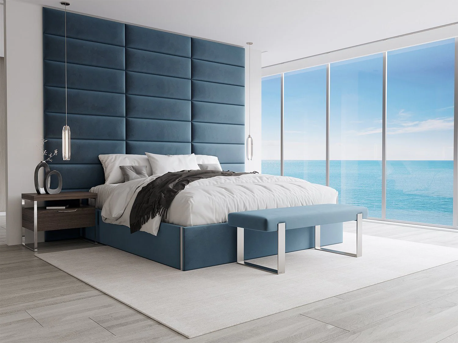 Vant Upholstered Bed Bench Burnished Brass - Image 84