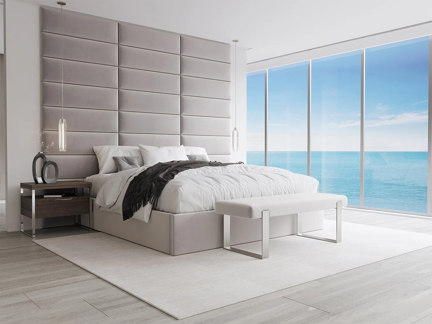 Vant Upholstered Bed Bench Burnished Brass - Image 87