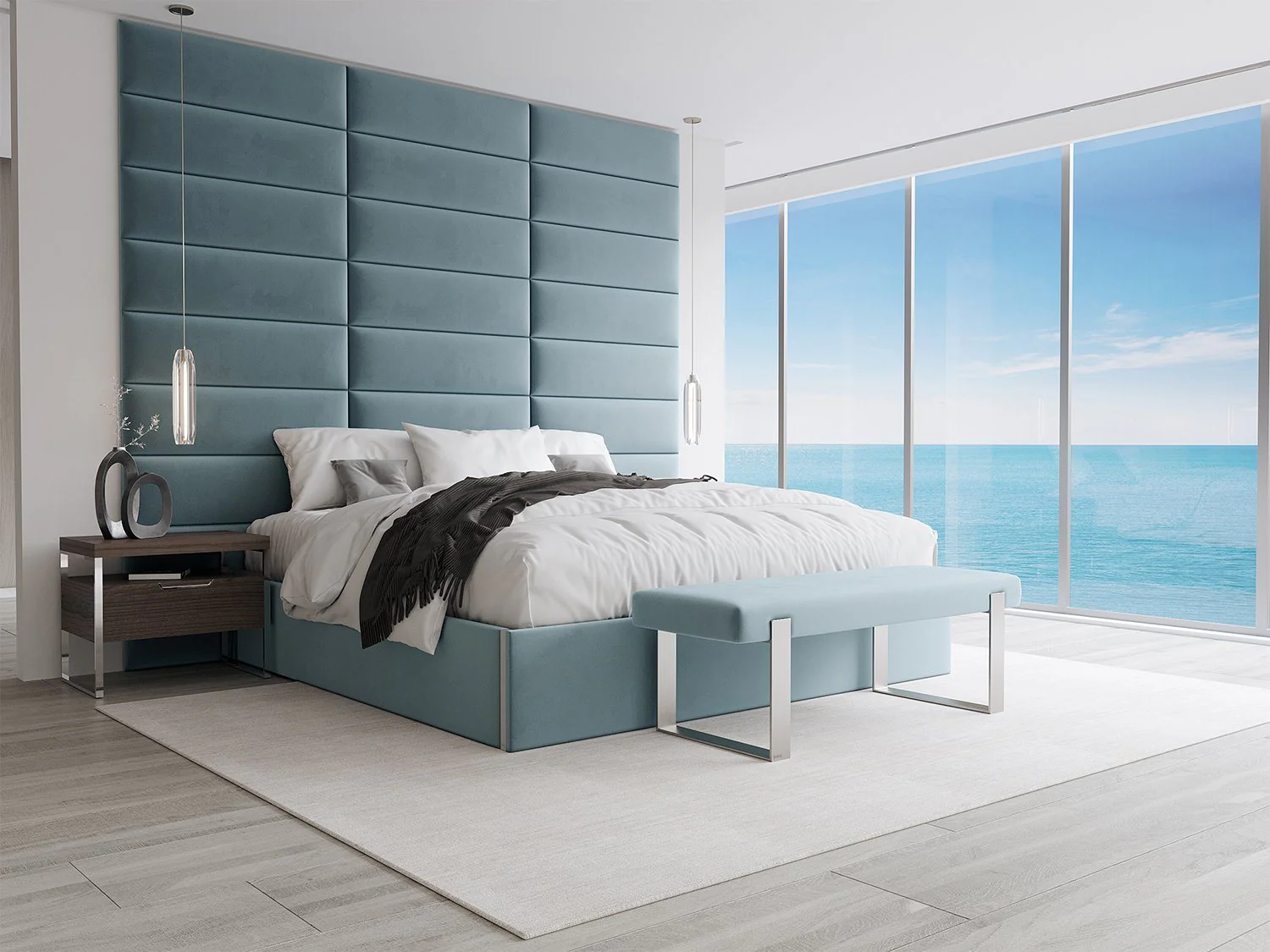 Vant Upholstered Bed Bench Burnished Brass - Image 88