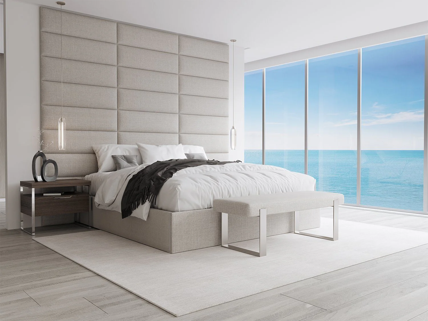 Vant Upholstered Bed Bench Burnished Brass - Image 94