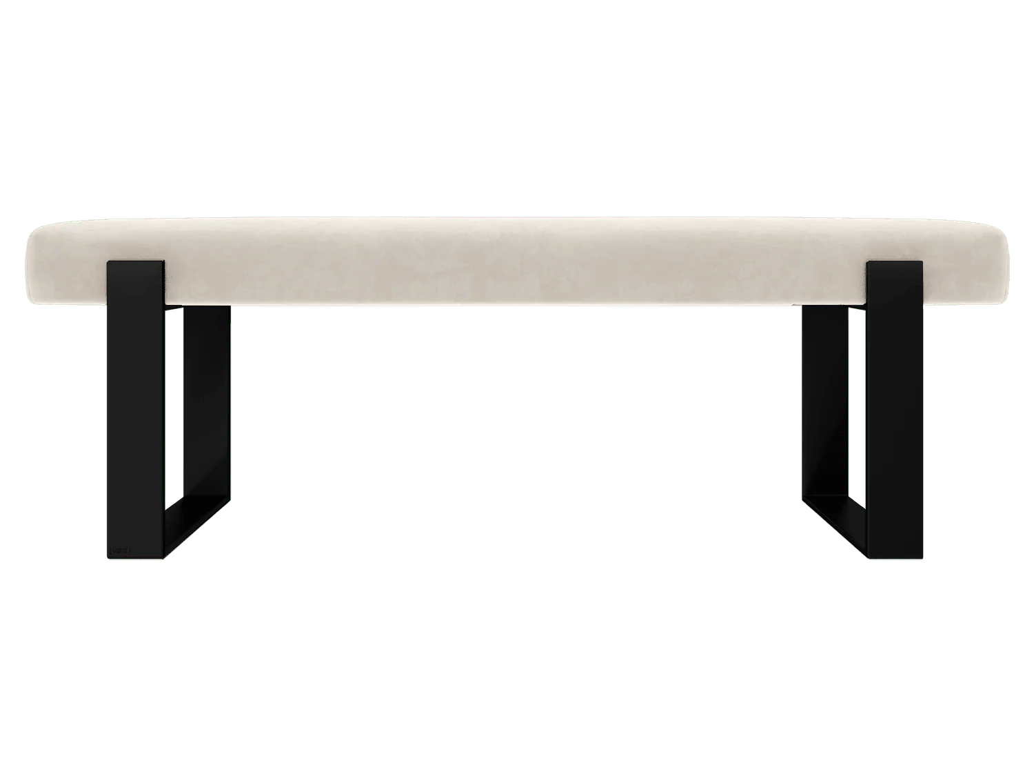 Vant Upholstered Bed Bench Matte Black - Image 13