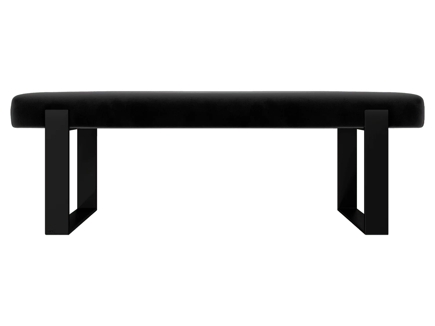 Vant Upholstered Bed Bench Matte Black - Image 3