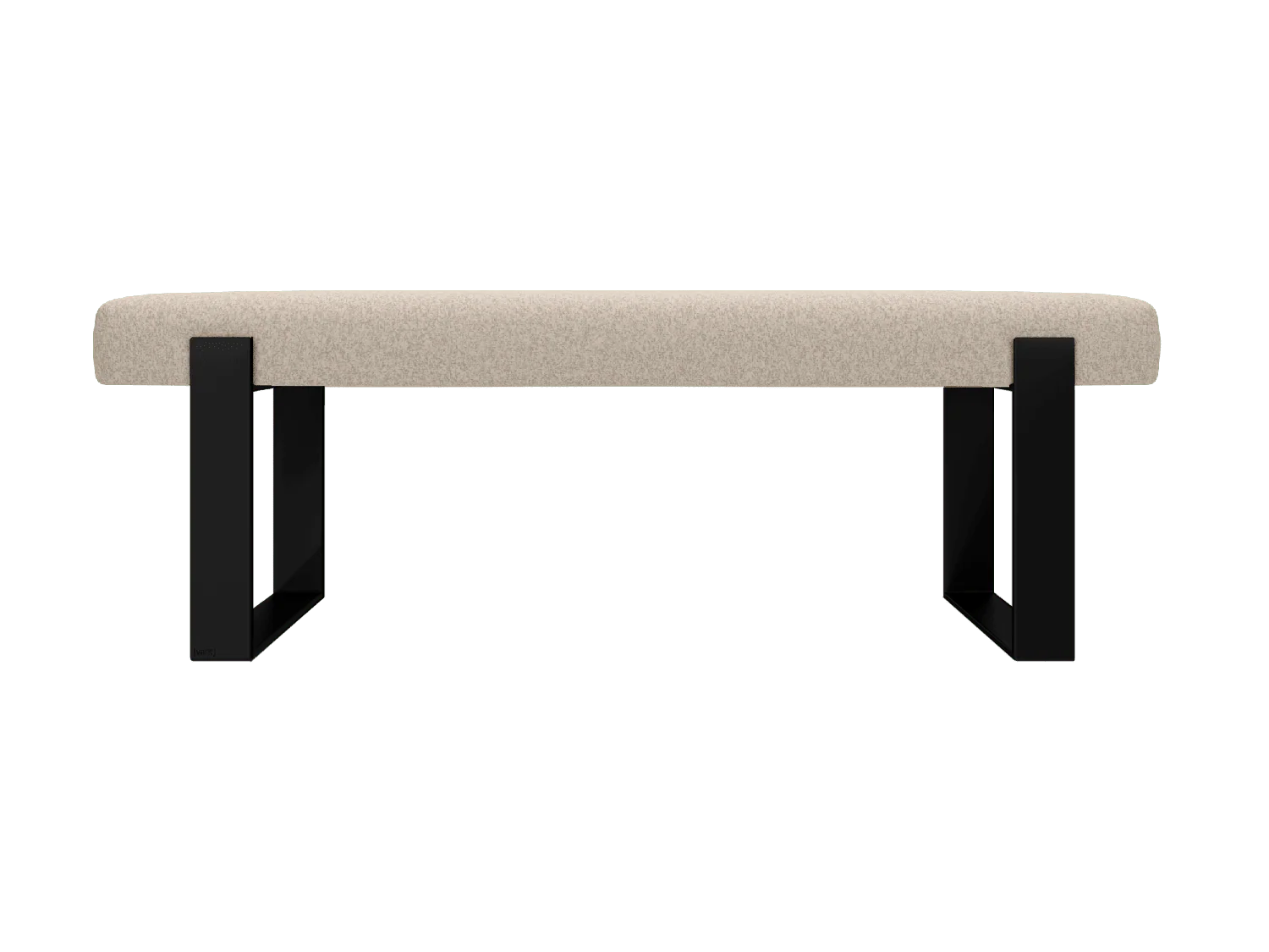 Vant Upholstered Bed Bench Matte Black - Image 37