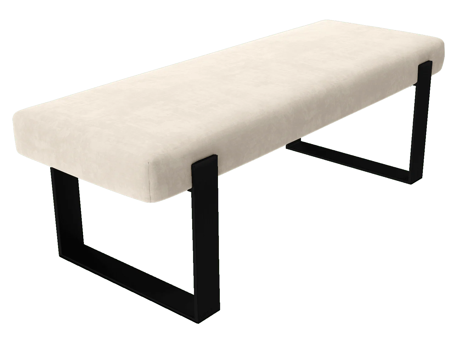 Vant Upholstered Bed Bench Matte Black - Image 46