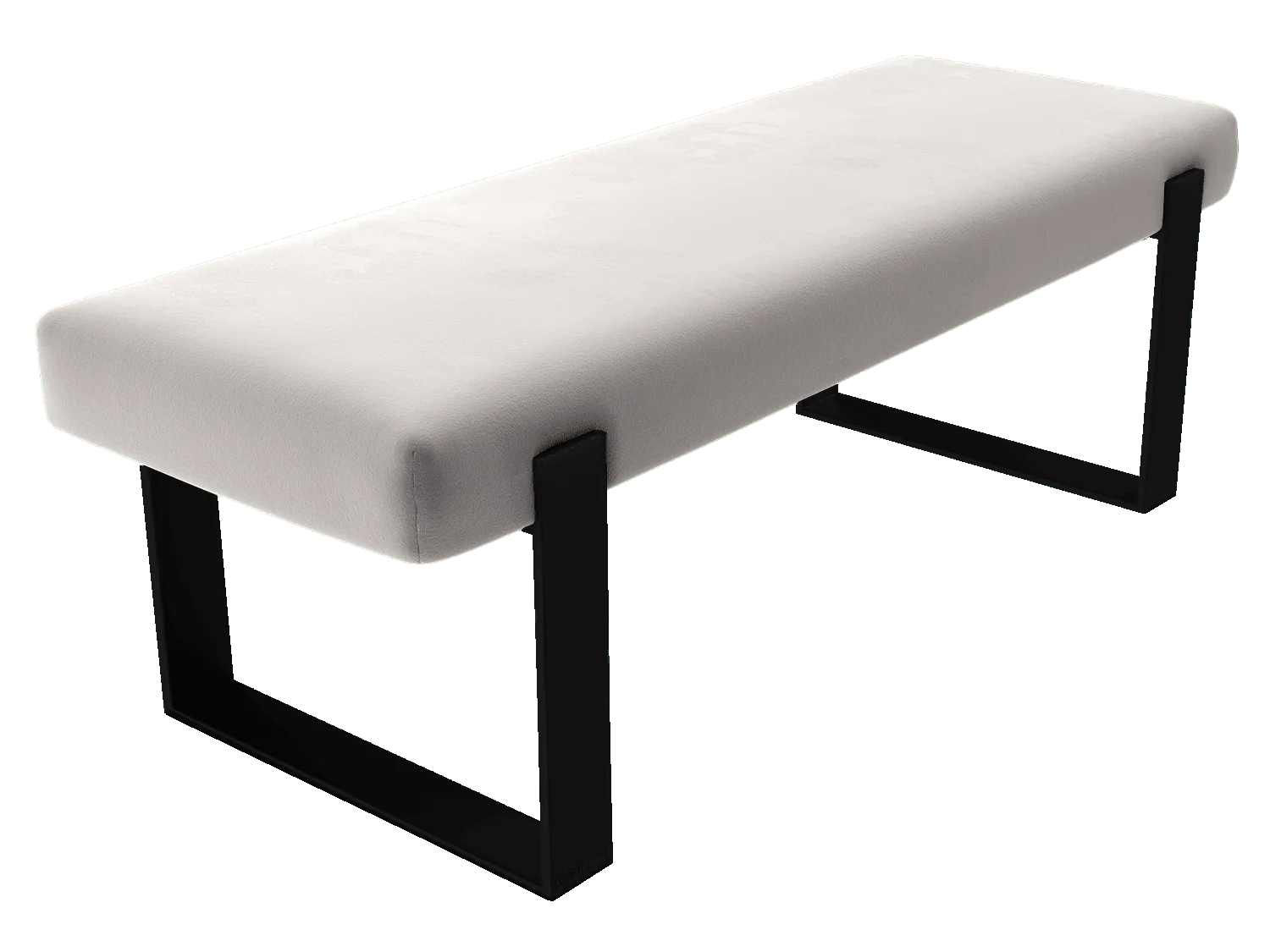 Vant Upholstered Bed Bench Matte Black - Image 47