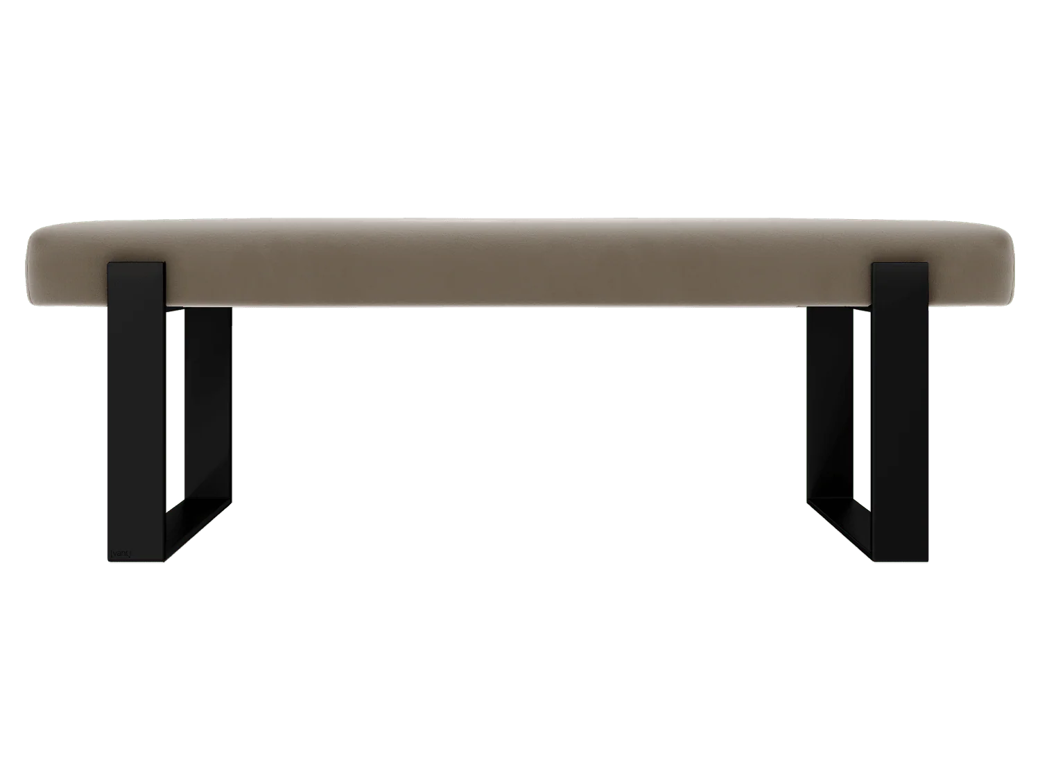 Vant Upholstered Bed Bench Matte Black - Image 5