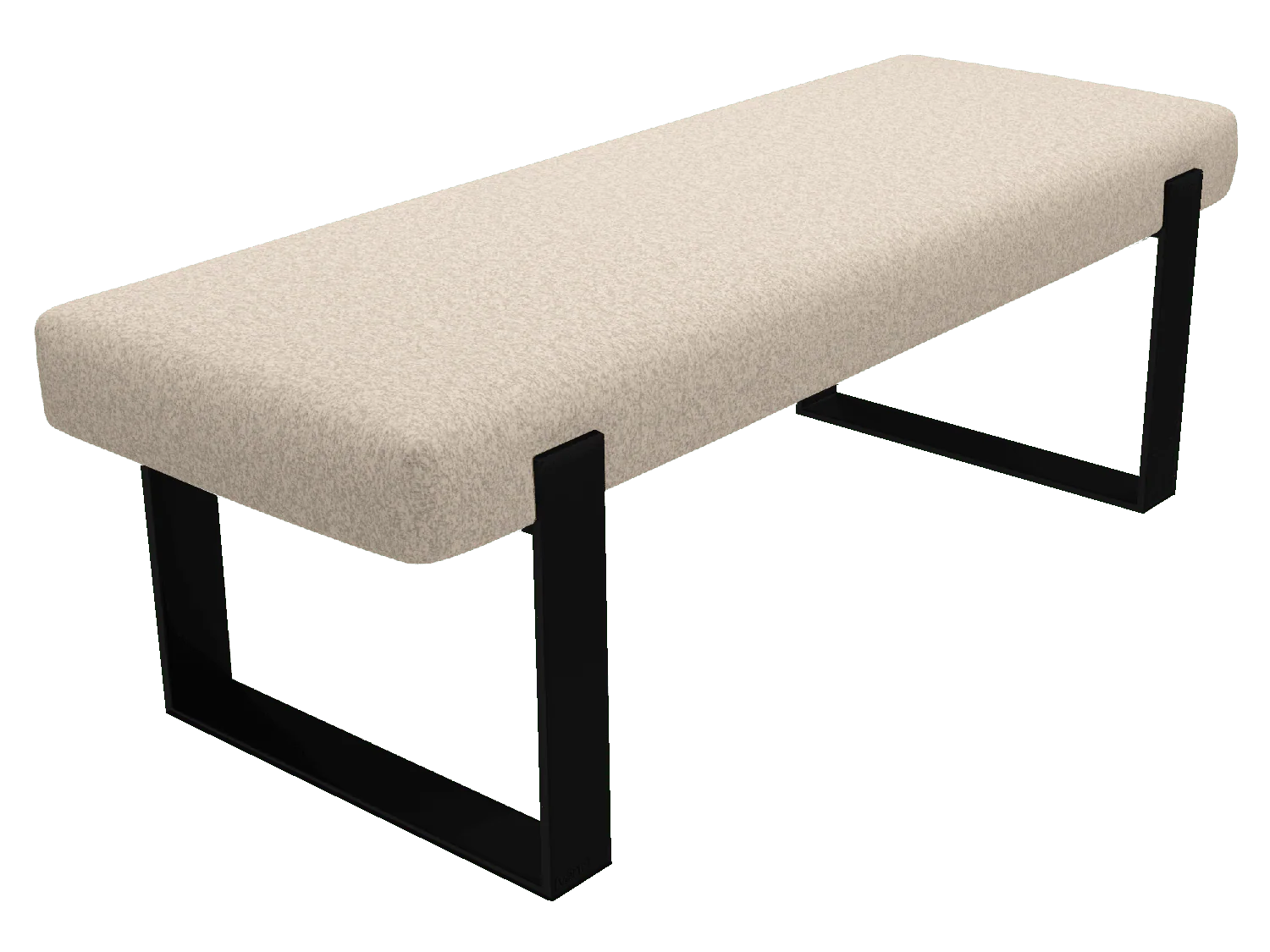 Vant Upholstered Bed Bench Matte Black - Image 90