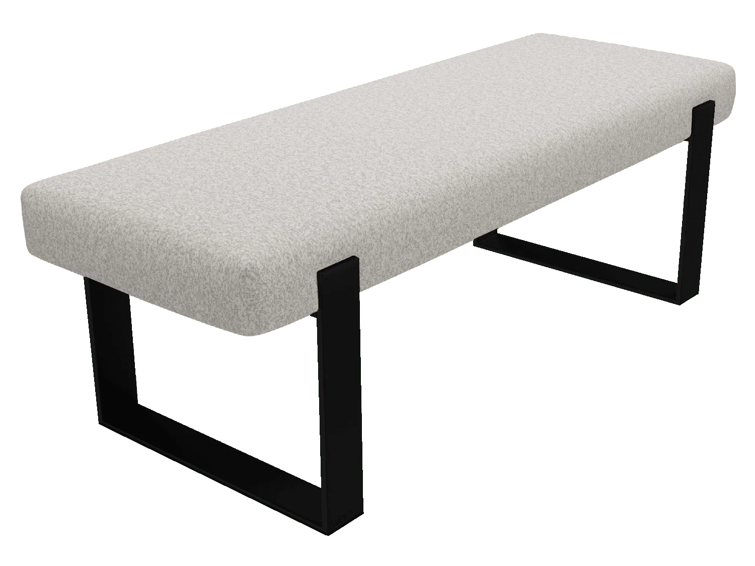 Vant Upholstered Bed Bench Matte Black - Image 91