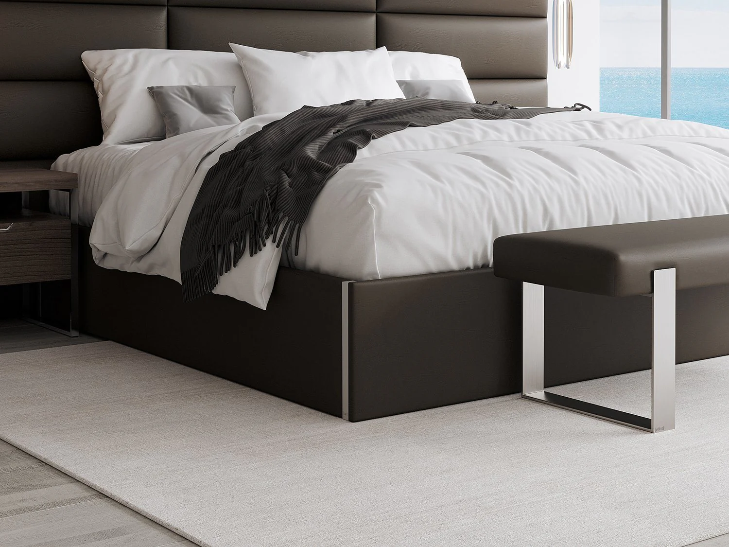 Vant Upholstered Platform Bed - Queen size - Image 23