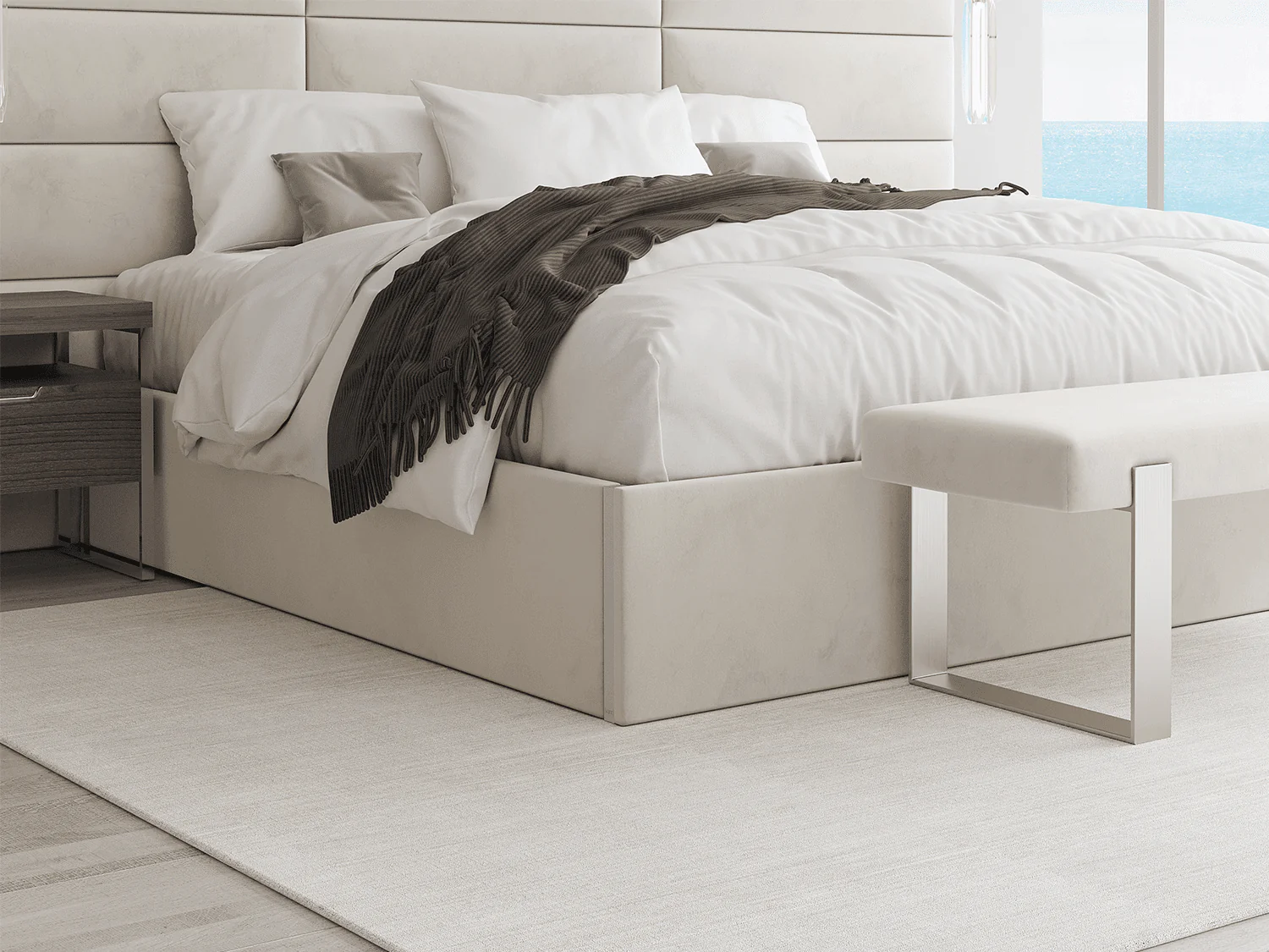 Vant Upholstered Platform Bed - Queen size - Image 26