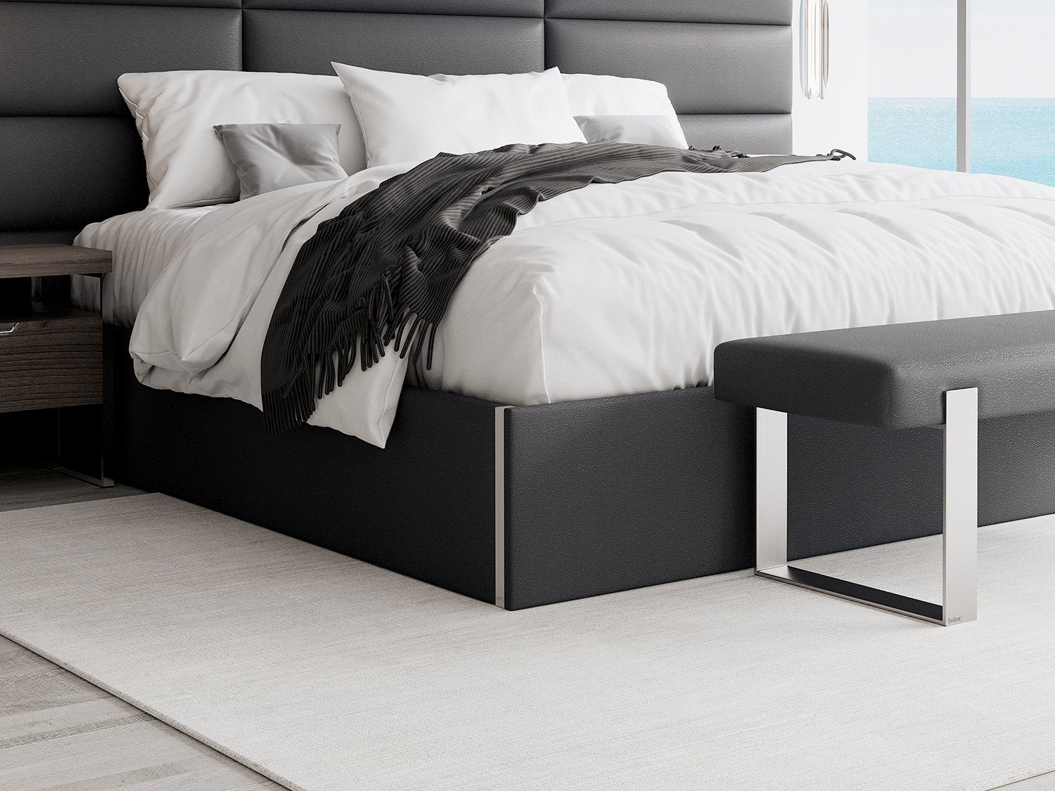 Vant Upholstered Platform Bed - Queen size - Image 34