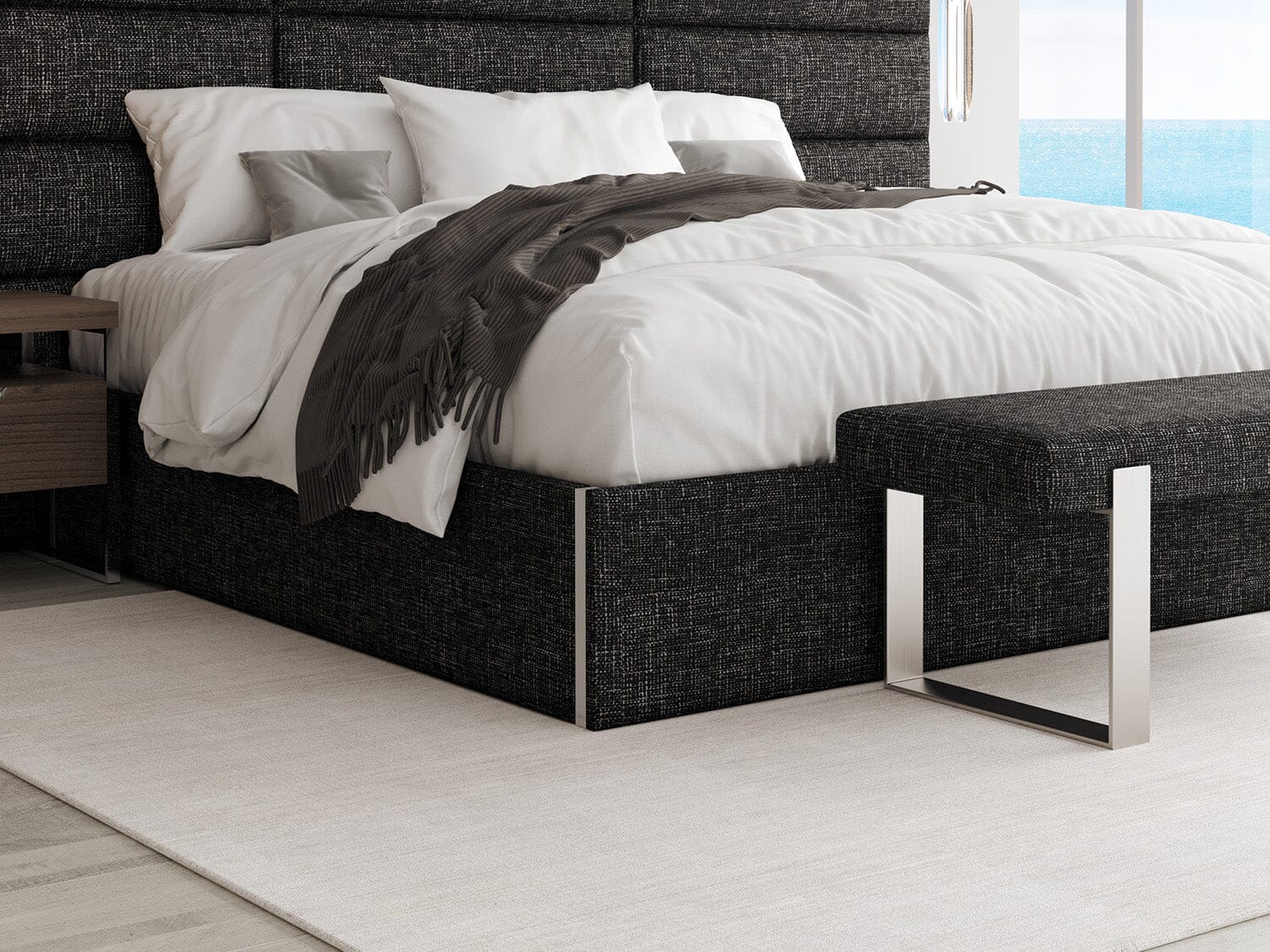 Vant Upholstered Platform Bed - Queen size - Image 35