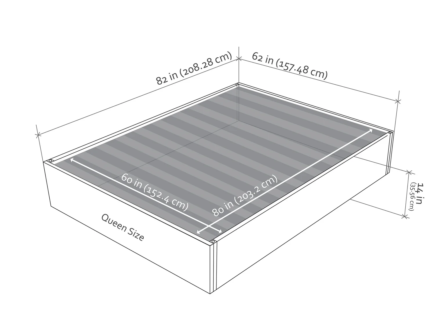 Vant Upholstered Platform Bed - Queen size - Image 75