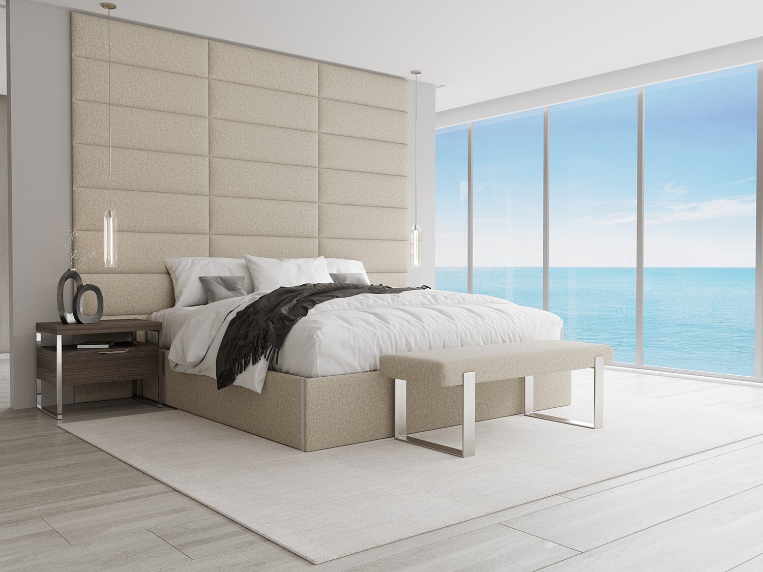 Vant Upholstered Platform Bed - Queen size - Image 79