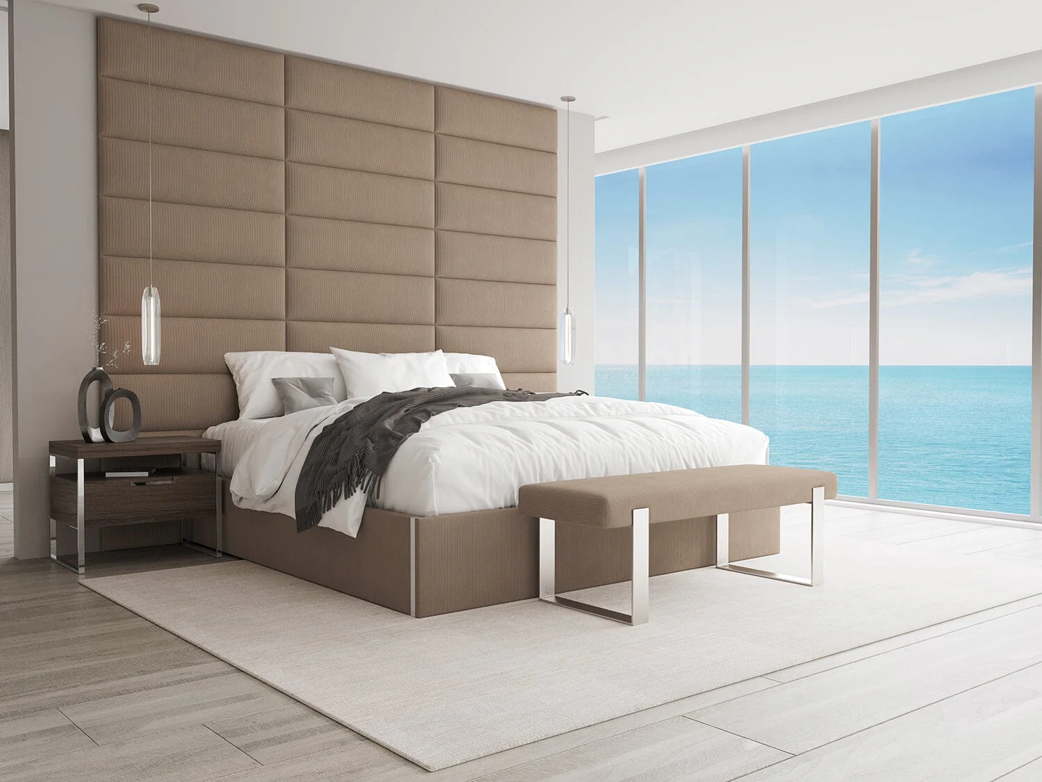 Vant Upholstered Platform Bed - Queen size - Image 91