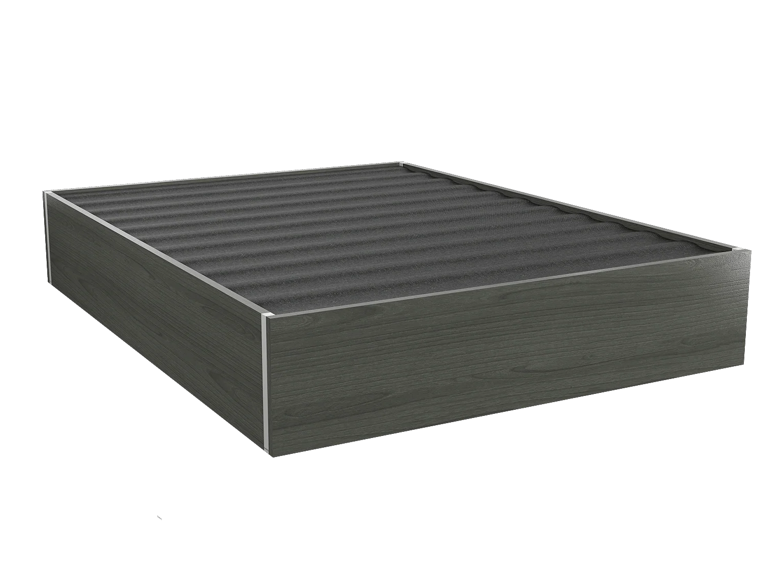 Wood Platform Bed - Queen Size - Image 4